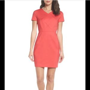 French connection Glass sheath dress - Azalea color. Very flattering